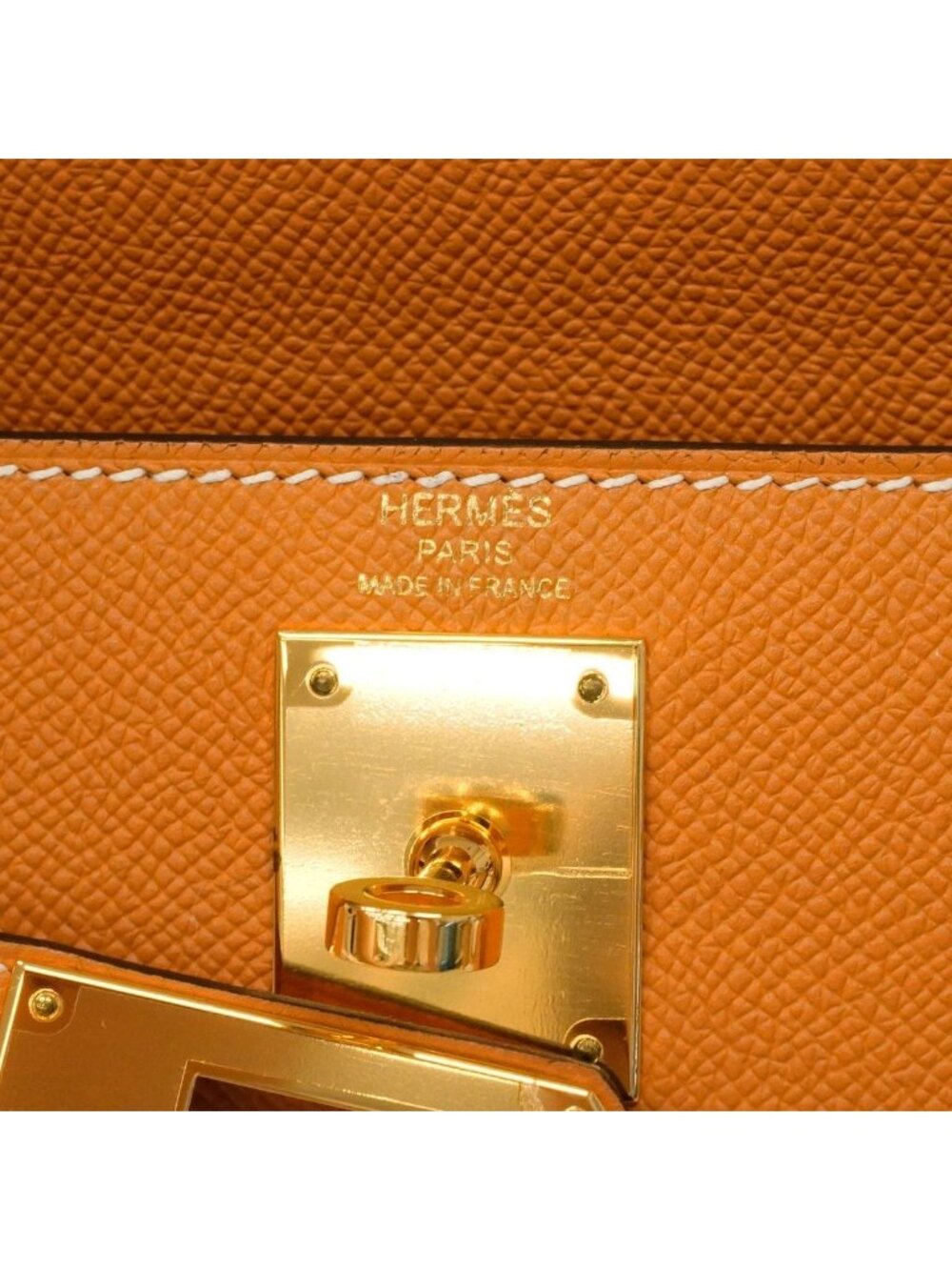 Hermes Handbag Kelly 28 Veau Epsom Gold 2-Way - Picture 5 of 10